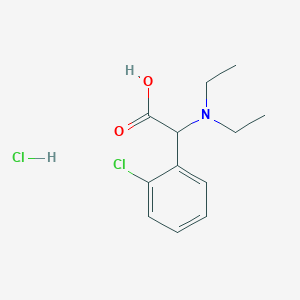 2-(2-Chlorophenyl)-2-(diethylamino)acetic acid hydrochloride