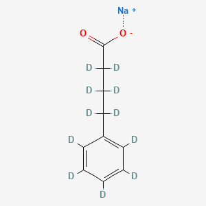 molecular formula C10H11NaO2 B2608165 Benzene-d5-butanoic-d6acid,monosodiumsalt 