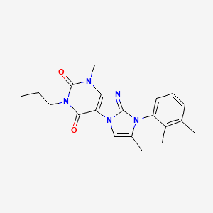 6-(2,3-Dimethylphenyl)-4,7-dimethyl-2-propylpurino[7,8-a]imidazole-1,3-dione