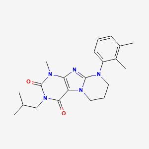 9-(2,3-dimethylphenyl)-3-isobutyl-1-methyl-6,7,8,9-tetrahydropyrimido[2,1-f]purine-2,4(1H,3H)-dione