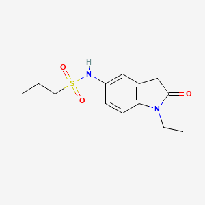 N-(1-ethyl-2-oxoindolin-5-yl)propane-1-sulfonamide