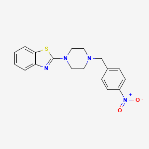 2-[4-(4-Nitrobenzyl)piperazino]-1,3-benzothiazole