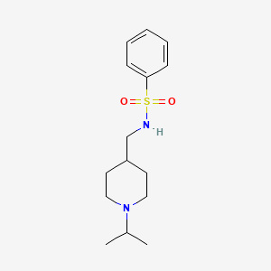 N-((1-isopropylpiperidin-4-yl)methyl)benzenesulfonamide