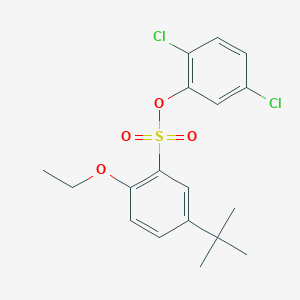 2,5-Dichlorophenyl 5-tert-butyl-2-ethoxybenzene-1-sulfonate