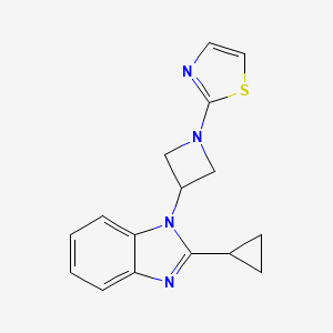 2-[3-(2-Cyclopropylbenzimidazol-1-yl)azetidin-1-yl]-1,3-thiazole