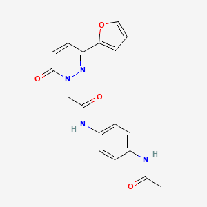 N-(4-acetamidophenyl)-2-[3-(furan-2-yl)-6-oxopyridazin-1-yl]acetamide
