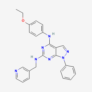 N~4~-(4-ethoxyphenyl)-1-phenyl-N~6~-(pyridin-3-ylmethyl)-1H-pyrazolo[3,4-d]pyrimidine-4,6-diamine