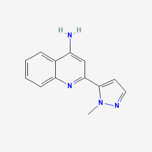2-(1-Methyl-1H-pyrazol-5-yl)quinolin-4-amine