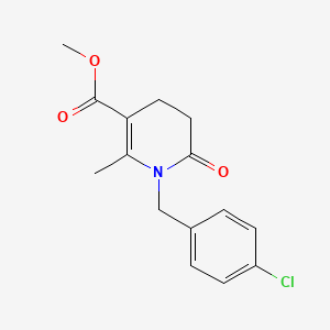 Methyl 1-(4-chlorobenzyl)-2-methyl-6-oxo-1,4,5,6-tetrahydro-3-pyridinecarboxylate
