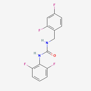 1-(2,6-Difluorophenyl)-3-[(2,4-difluorophenyl)methyl]urea