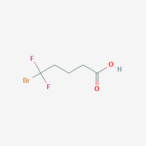 5-Bromo-5,5-difluoropentanoic acid