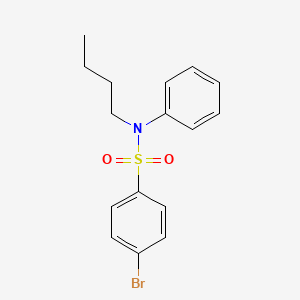 molecular formula C16H18BrNO2S B2608418 4-bromo-N-butyl-N-phenylbenzenesulfonamide CAS No. 500588-73-8