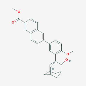 Methyl 6-[3-(2-hydroxyadamantan-1-yl)-4-methoxyphenyl]naphthalene-2-carboxylate