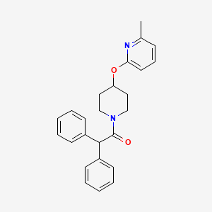 1-(4-((6-Methylpyridin-2-yl)oxy)piperidin-1-yl)-2,2-diphenylethanone
