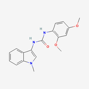1-(2,4-dimethoxyphenyl)-3-(1-methyl-1H-indol-3-yl)urea