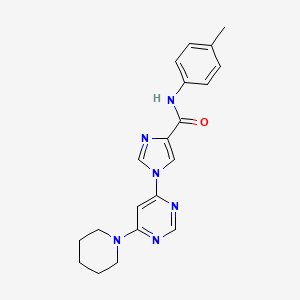 N~4~-(4-methylphenyl)-1-(6-piperidino-4-pyrimidinyl)-1H-imidazole-4-carboxamide