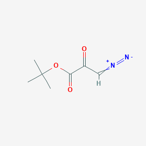 molecular formula C7H10N2O3 B2608530 Tert-butyl 3-diazo-2-oxopropanoate CAS No. 71901-63-8