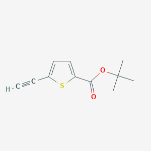 molecular formula C11H12O2S B2608531 Tert-butyl 5-ethynylthiophene-2-carboxylate CAS No. 2248317-43-1