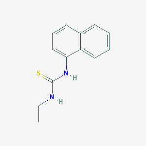 molecular formula C13H14N2S B2608654 1-(1-Naphthyl)-3-ethylthiourea CAS No. 74367-98-9