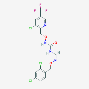 3-{[3-chloro-5-(trifluoromethyl)pyridin-2-yl]methoxy}-1-[(1Z)-{[(2,4-dichlorophenyl)methoxy]imino}methyl]urea