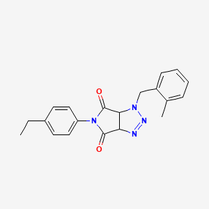 5-(4-ethylphenyl)-1-(2-methylbenzyl)-3a,6a-dihydropyrrolo[3,4-d][1,2,3]triazole-4,6(1H,5H)-dione