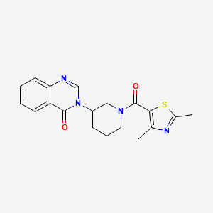 3-(1-(2,4-dimethylthiazole-5-carbonyl)piperidin-3-yl)quinazolin-4(3H)-one