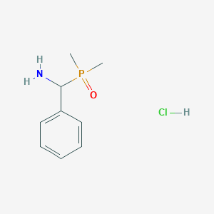 Dimethylphosphoryl(phenyl)methanamine;hydrochloride