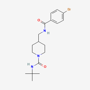 4-((4-bromobenzamido)methyl)-N-(tert-butyl)piperidine-1-carboxamide