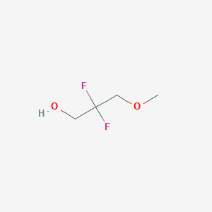 molecular formula C4H8F2O2 B2608802 2,2-Difluoro-3-methoxypropan-1-ol CAS No. 1247089-57-1