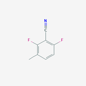 molecular formula C8H5F2N B2608808 2,6-Difluoro-3-methylbenzonitrile CAS No. 886502-09-6