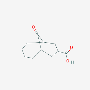 molecular formula C11H16O3 B2608816 10-Oxobicyclo[4.3.1]decane-8-carboxylic acid CAS No. 1523050-67-0