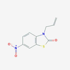 molecular formula C10H8N2O3S B260892 3-Allyl-6-nitro-2-benzothiazolinone 