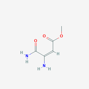 molecular formula C5H8N2O3 B2608925 Methyl 3,4-diamino-4-oxobut-2-enoate CAS No. 379254-24-7