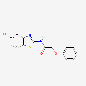 N-(5-chloro-4-methyl-1,3-benzothiazol-2-yl)-2-phenoxyacetamide