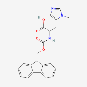 molecular formula C22H21N3O4 B2608982 Fmoc-D-His(3-Me)-OH CAS No. 2002499-17-2