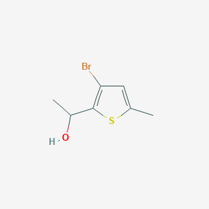 1-(3-Bromo-5-methylthiophen-2-YL)ethan-1-OL