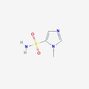 molecular formula C4H7N3O2S B2609032 1-methyl-1H-imidazole-5-sulfonamide CAS No. 2110266-53-8