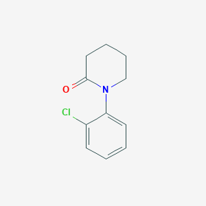 molecular formula C11H12ClNO B2609075 1-(2-Chlorophenyl)piperidin-2-one CAS No. 917508-50-0