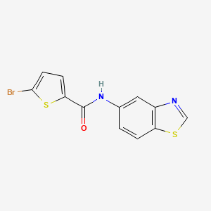 N-(benzo[d]thiazol-5-yl)-5-bromothiophene-2-carboxamide