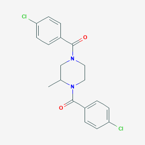 1,4-Bis(4-chlorobenzoyl)-2-methylpiperazine
