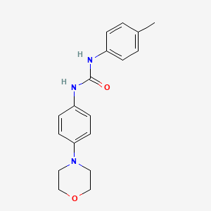 molecular formula C18H21N3O2 B2609121 1-(4-Morpholinophenyl)-3-(p-tolyl)urea CAS No. 749890-66-2