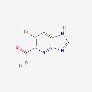 molecular formula C7H4BrN3O2 B2609182 6-Bromo-3H-imidazo[4,5-B]pyridine-5-carboxylic acid CAS No. 889939-41-7