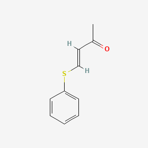 molecular formula C10H10OS B2609191 3-Buten-2-one, 4-(phenylthio)- CAS No. 92897-11-5