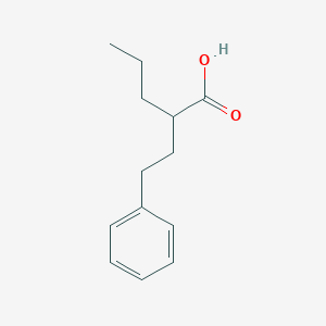 molecular formula C13H18O2 B2609247 2-(2-Phenylethyl)pentanoic acid CAS No. 70777-56-9