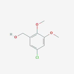 molecular formula C9H11ClO3 B2609248 (5-Chloro-2,3-dimethoxyphenyl)methanol CAS No. 86232-35-1