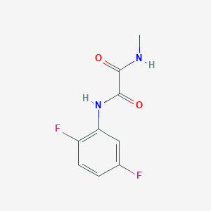 molecular formula C9H8F2N2O2 B2609264 N1-(2,5-difluorophenyl)-N2-methyloxalamide CAS No. 941945-74-0