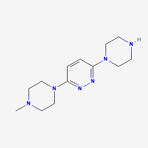 3-(4-Methylpiperazin-1-yl)-6-(piperazin-1-yl)pyridazine