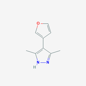 4-(furan-3-yl)-3,5-dimethyl-1H-pyrazole