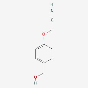 molecular formula C10H10O2 B2609393 (4-Prop-2-ynyloxy-phenyl)-methanol CAS No. 34905-02-7