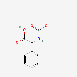 molecular formula C13H17NO4 B2609403 Boc-DL-Phg-OH CAS No. 2900-27-8; 33125-05-2; 3601-66-9